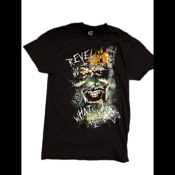 Womens WWE Bray Wyatt Revel In What You Are T Shirt Size Small VGUC - Picture 1 of 3